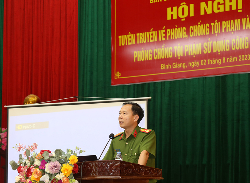 Đẩy mạnh tuyên truyền về phòng, chống tội phạm và tệ nạn ma túy -0