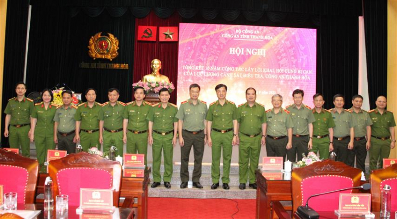 Công an Thanh Hóa tổng kết 10 năm công tác lấy lời khai, hỏi cung bị can -0