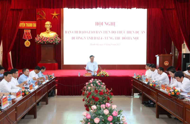 Đảm bảo tiến độ thực hiện xây dựng đường Vành đai 4 - Vùng Thủ đô -0