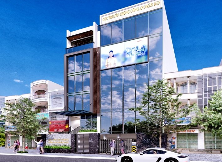 Xây dựng cơ sở làm việc Cục Truyền thông Công an nhân dân tại Đà Nẵng -0