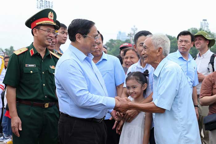 Thủ tướng Phạm Minh Chính kiểm tra công tác tu bổ định kỳ Lăng Chủ tịch Hồ Chí Minh -2