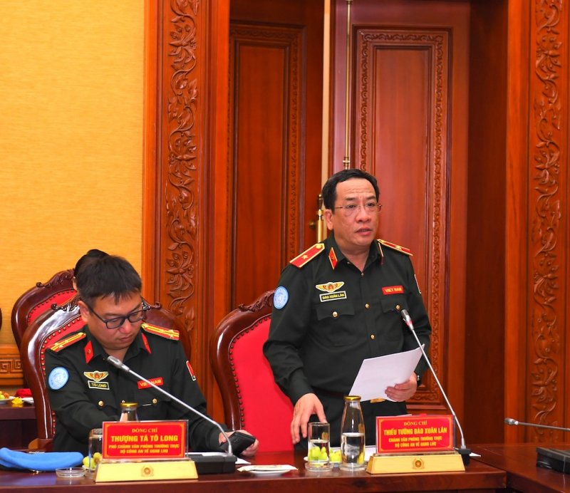 Bộ Công an đã cử 7 sĩ quan đi thực hiện nhiệm vụ gìn giữ hoà bình Liên hợp quốc -0