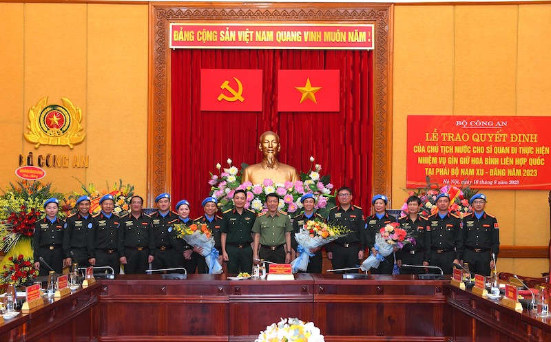 Bộ Công an đã cử 7 sĩ quan đi thực hiện nhiệm vụ gìn giữ hoà bình Liên hợp quốc -0