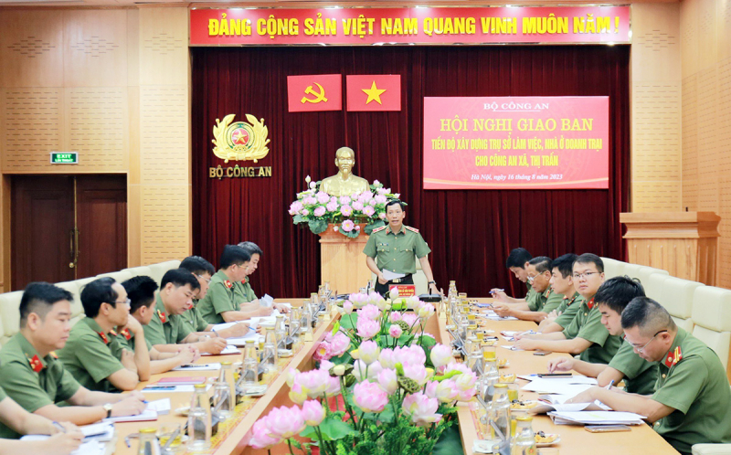 Đẩy nhanh tiến độ xây dựng trụ sở làm việc, nhà ở doanh trại cho Công an xã, thị trấn -0