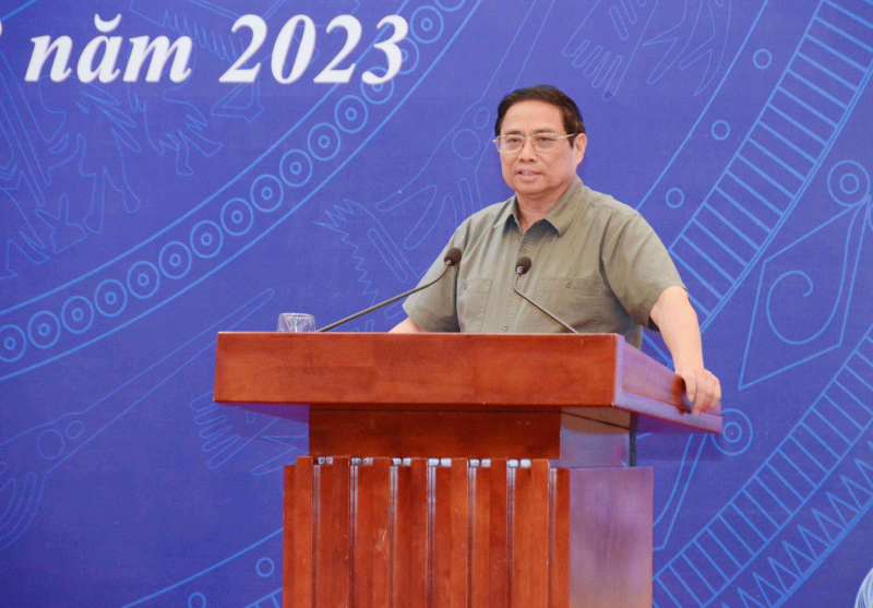 Thủ tướng Phạm Minh Chính dự hội nghị triển khai năm học mới 2023-2024 -0