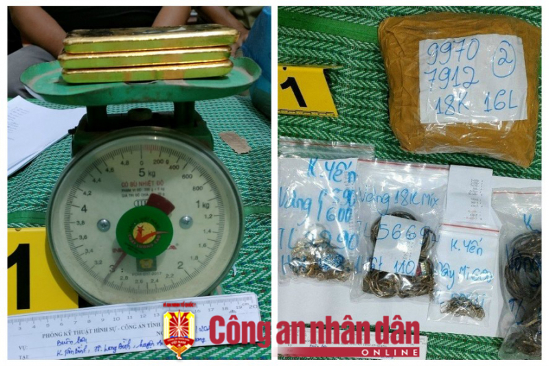 Khởi tố 2 chủ tiệm vàng và 3 đối tượng trong vụ vận chuyển trái phép vàng qua biên giới -1