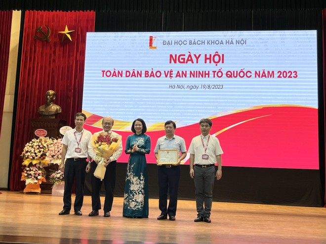 Tưng bừng “Ngày hội toàn dân bảo vệ an ninh tổ quốc 2023” tại Đại học Bách Khoa Hà Nội -0