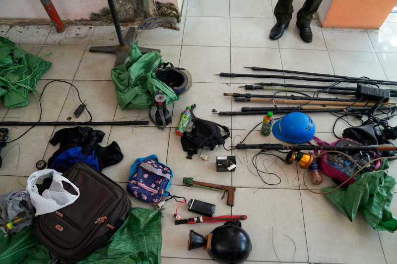 Phát hiện, bắt giữ 8 đối tượng trộm chó chuyên nghiệp -1