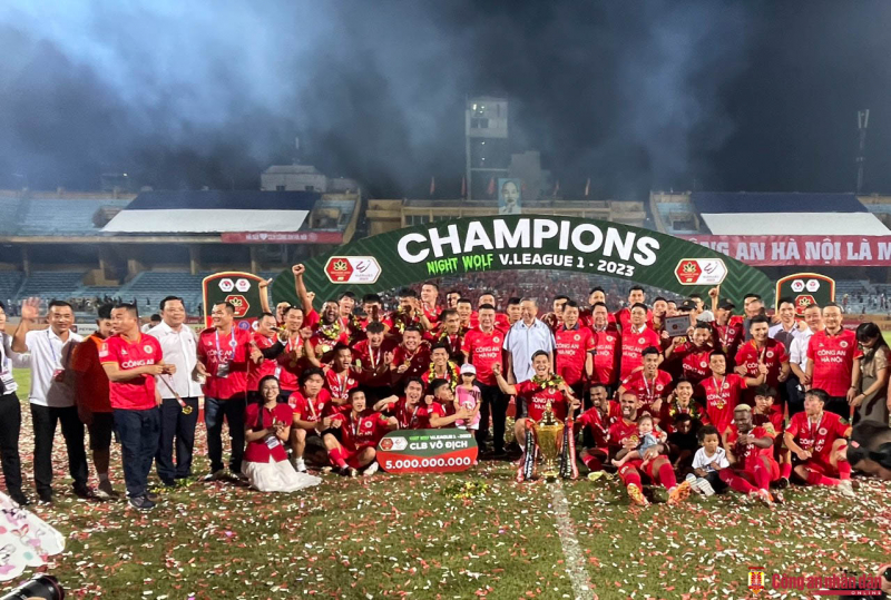 CLB Công an Hà Nội vô địch V.league 2023 -0