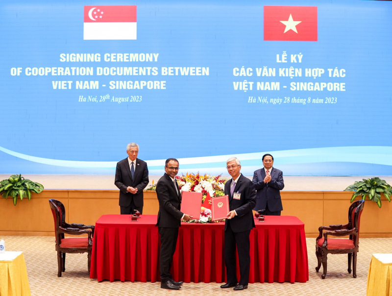 Việt Nam và Singapore ký kết 7 văn kiện hợp tác quan trọng -0