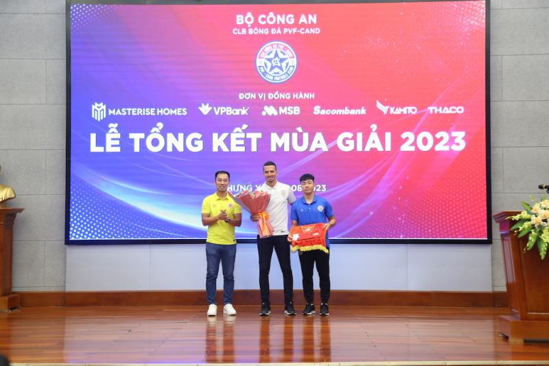 Câu lạc bộ bóng đá PVF- CAND tổng kết mùa giải 2023 -0