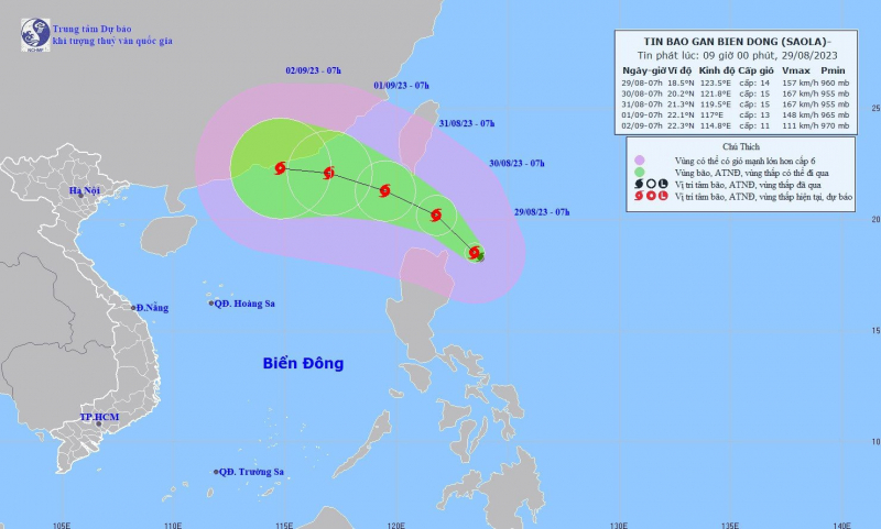 Chủ động ứng phó bão Saola mạnh cấp 14-15 -0