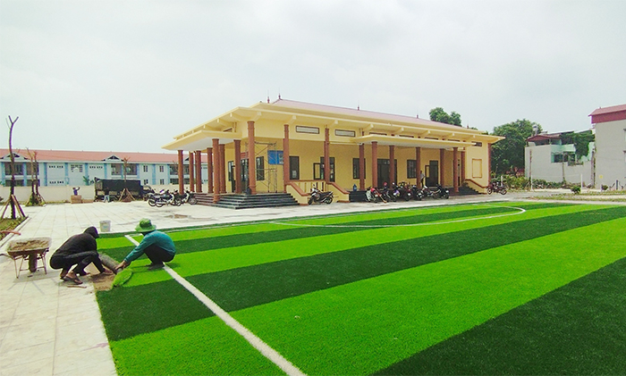 Sôi động trên các công trình xây dựng Làng văn hóa kiểu mẫu ở Vĩnh Phúc -0