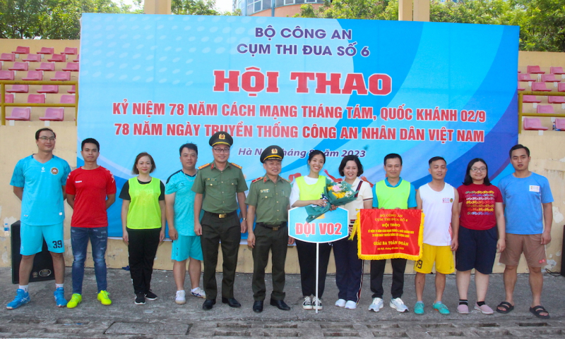 Văn phòng Bộ Công an giành giải Nhất toàn đoàn Hội thao cụm thi đua số 6 -0