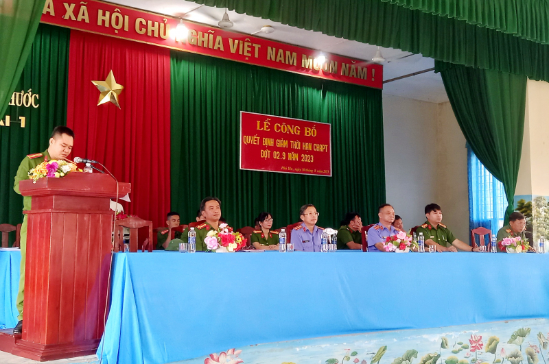 420 phạm nhân ở Trại giam Xuân Phước được giảm án phạt tù -0