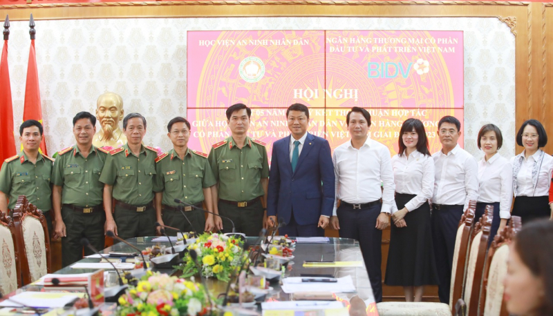BIDV và Học viện An ninh nhân dân tăng cường hợp tác trên nhiều lĩnh vực -0