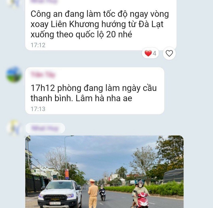 Hàng loạt nhóm kín thu thập thông tin hoạt động của CSGT -0
