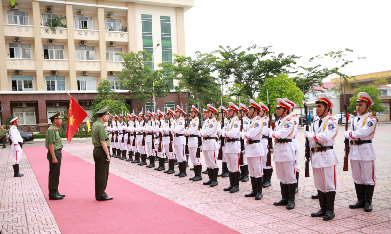 Bộ trưởng Tô Lâm thăm và làm việc tại Công an tỉnh Bà Rịa-Vũng Tàu -0