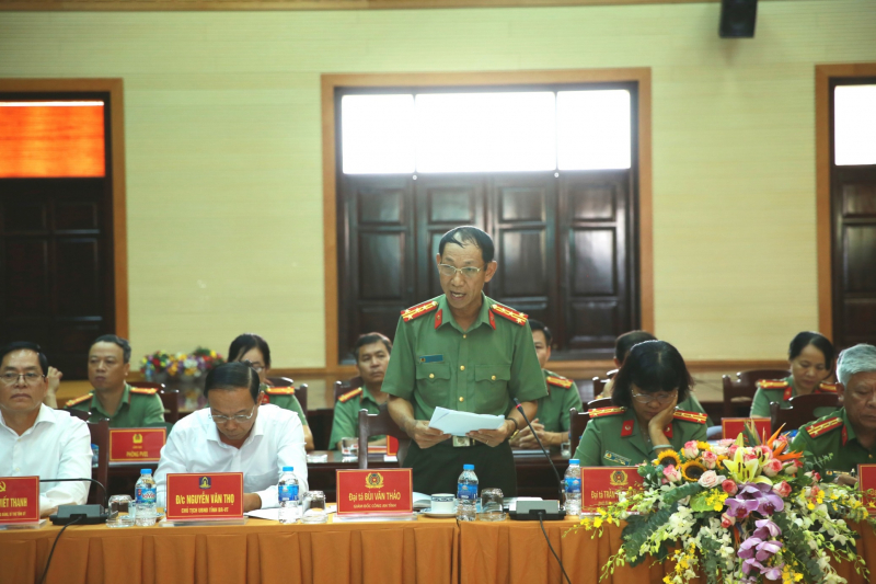 Bộ trưởng Tô Lâm thăm và làm việc tại Công an tỉnh Bà Rịa-Vũng Tàu -0