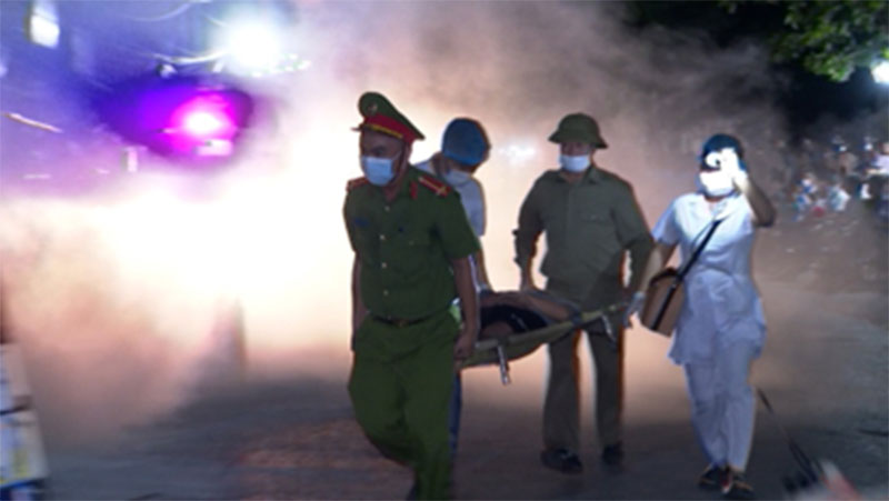 Nhiều tổ liên gia an toàn PCCC tổ chức thực tập phương án chữa cháy -0