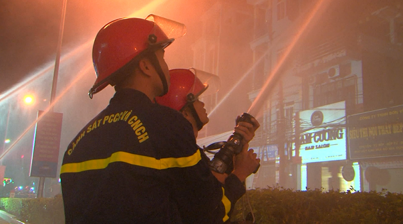 Nhiều tổ liên gia an toàn PCCC tổ chức thực tập phương án chữa cháy -0