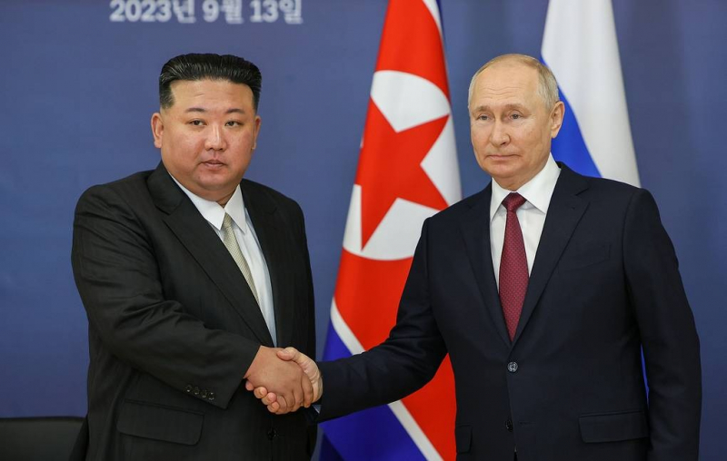Cuộc gặp hiếm hoi giữa hai nhà lãnh đạo Nga - Triều Tiên -0