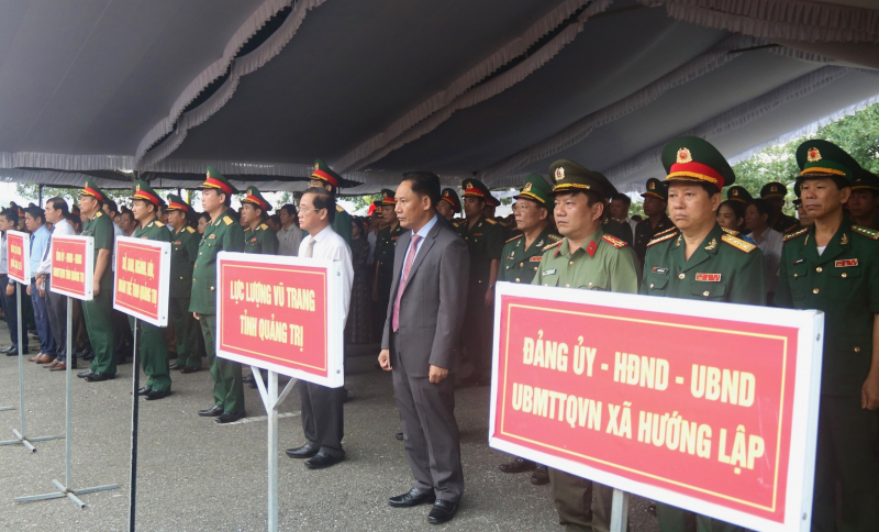 Xúc động Lễ truy điệu, an táng 30 hài cốt liệt sĩ tìm thấy ở núi Cô Loang -0