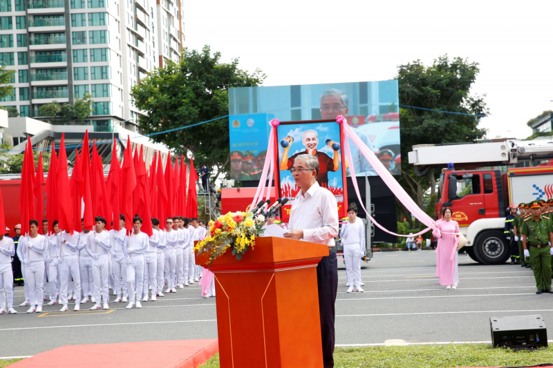 Công an TP Hồ Chí Minh nhất toàn đoàn Hội thi thể thao nghiệp vụ PCCC và CNCH toàn quốc lần thứ II-2023 -1
