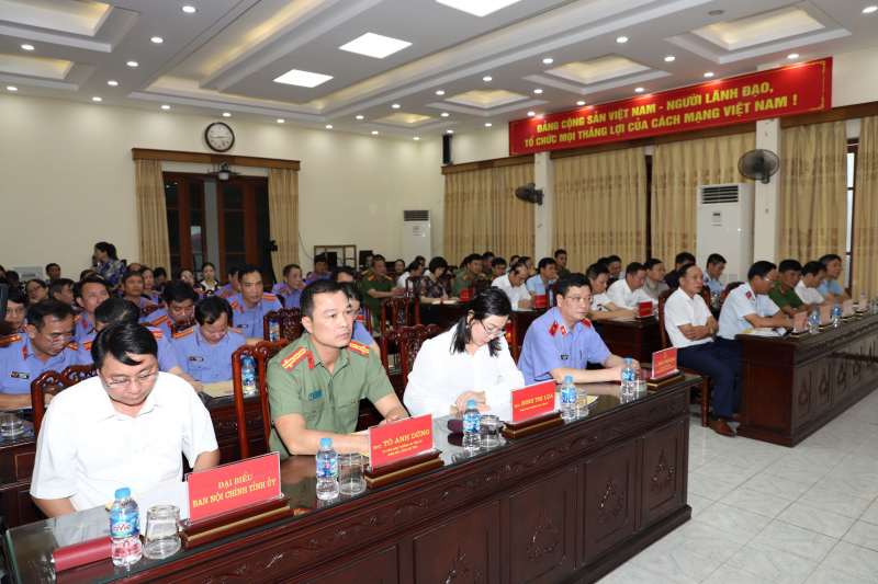 Hà Nam ký kết 3 quy chế phối hợp trong tiếp nhận, giải quyết tố giác tội phạm và kiến nghị khởi tố -0