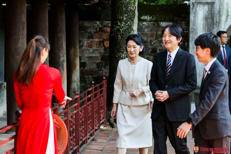 Hoàng Thái tử Nhật Bản và Công nương thăm Văn Miếu - Quốc Tử Giám