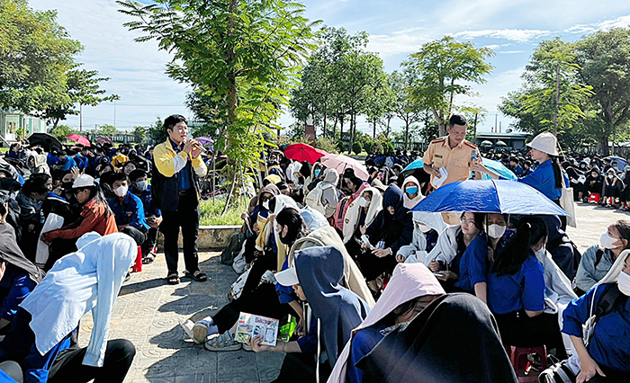 Tăng cường tuyên truyền an toàn giao thông tại trường học -0