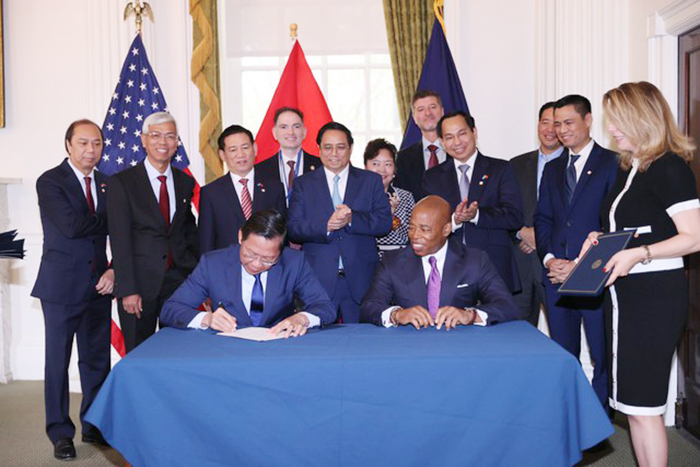 Thủ tướng chứng kiến việc thiết lập quan hệ kết nghĩa giữa TPHCM và New York -0