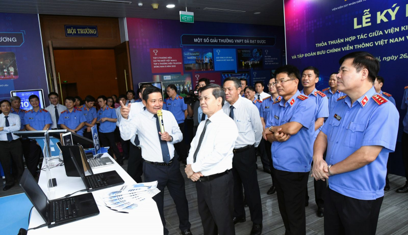Viện Kiểm sát nhân dân tối cao và Tập đoàn VNPT  ký kết hợp tác về chuyển đổi số -0