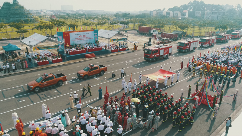 Bà Rịa-Vũng Tàu: Gần 400 vận động viên tham gia Hội thi nghiệp vụ chữa cháy và CNCH  -0