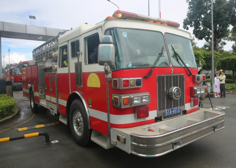 Hơn 1.000 người tham gia diễn tập thực binh PCCC và CNCH tại Bệnh viện Nhi đồng thành phố -0