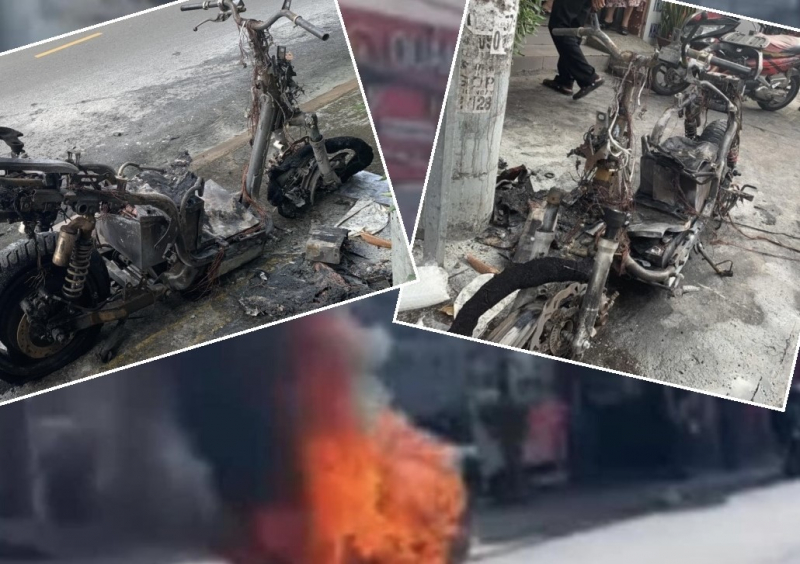 10 bình chữa cháy không cứu nổi chiếc xe máy điện -0