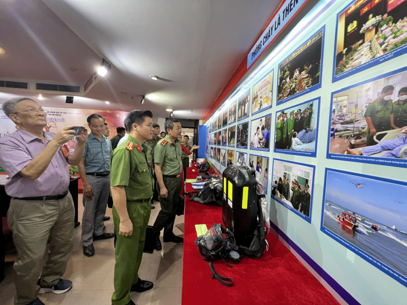 Nơi trưng bày. trải nghiệm  “Cháy - kỹ năng phòng, chữa và thoát nạn” -0