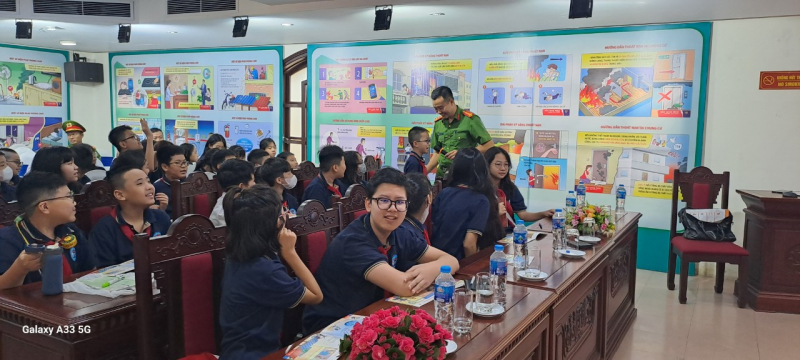 Nơi trưng bày. trải nghiệm  “Cháy - kỹ năng phòng, chữa và thoát nạn” -0