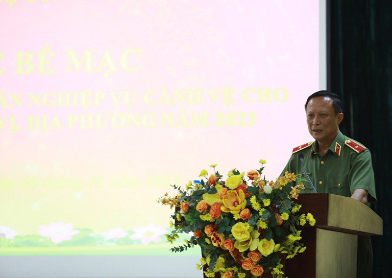 Bế mạc Hội nghị tập huấn nghiệp vụ cảnh vệ năm 2023 -0