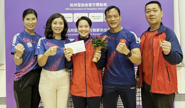 Vận động viên CAND và đồng đội đoạt Huy chương Vàng ASIAD 19 -0