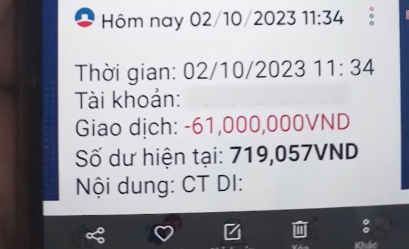 Cô giáo bị lừa mất 61 triệu đồng sau cuộc gọi của Công an