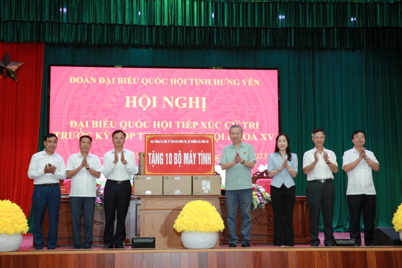 Bộ trưởng Tô Lâm giải đáp nhiều vấn đề “nóng” của cử tri Hưng Yên trước kỳ họp thứ 6, Quốc hội khóa XV -0