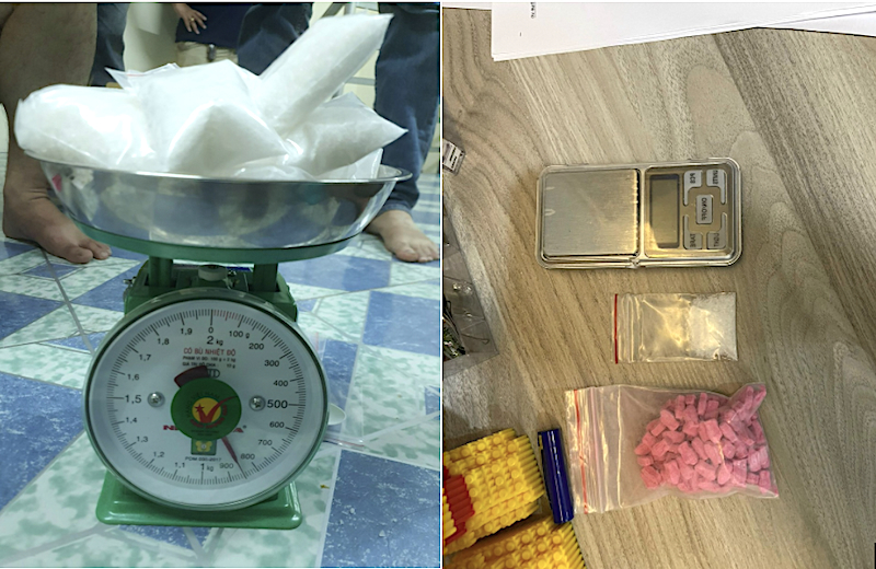 Bắt giữ Hải “mặt rỗ” cùng đàn em, thu giữ gần 1kg ma tuý -0