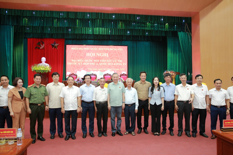 Bộ trưởng Tô Lâm giải đáp nhiều vấn đề “nóng” của cử tri Hưng Yên trước kỳ họp thứ 6, Quốc hội khóa XV -0