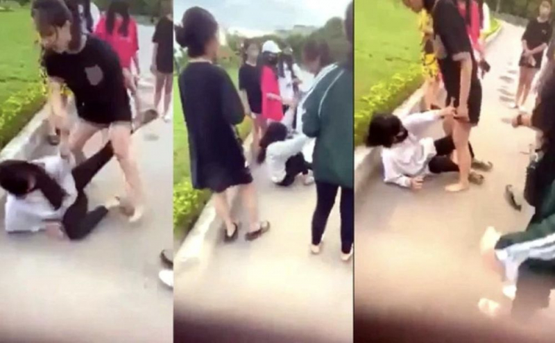 Nữ sinh lớp 8 ở Thanh Hoá bị đánh hội đồng tại công viên -0