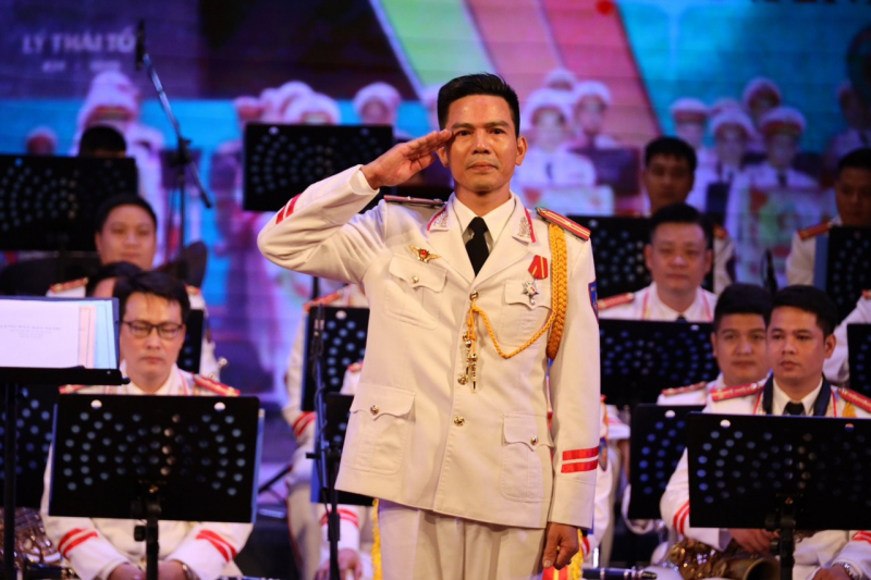 Những khoảnh khắc đẹp của  Đoàn Nghi lễ CAND tại Hội diễn nghệ thuật Quốc phong toàn dân -0