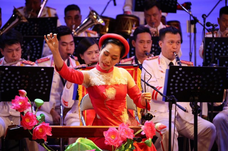 Những khoảnh khắc đẹp của  Đoàn Nghi lễ CAND tại Hội diễn nghệ thuật Quốc phong toàn dân -0