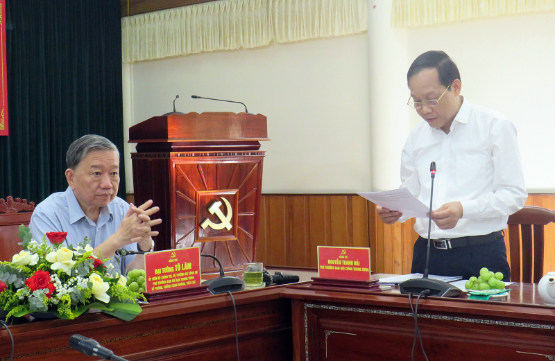 Bộ trưởng Tô Lâm làm Trưởng đoàn kiểm tra công tác phòng, chống tham nhũng, tiêu cực tại Bình Định -0