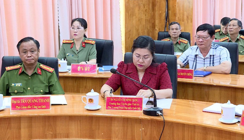 Đại biểu Quốc hội tỉnh Vĩnh Long ủng hộ việc ban hành các Dự án Luật do Bộ Công an chủ trì -0