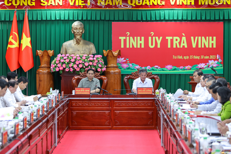 Thủ tướng: Đột phá đầu tư hạ tầng đường bộ, đường thủy nội địa và đổi mới sáng tạo giúp Trà Vinh phát triển mạnh mẽ -0